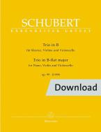 Trio en si bémol majeur op. 99 D 898 Download