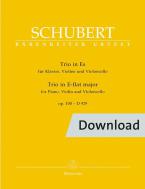 Trio en mi bémol majeur op. 100 D 929 Download