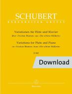 Variations sur "Trockne Blumen" op. post.160 D 802 Download