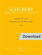 Symphonie No. 5 en si bémol majeur D 485 Download