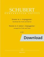 Sonate en la mineur D 821 Download