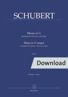 Messe en sol majeur D 167 Download