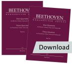 Trois quatuors WoO 36 Download