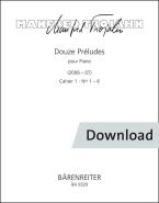 Douze Préludes pour Piano. Cahier 1: Nos 1-6 