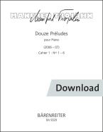 Douze Préludes pour Piano. Cahier 1: Nos 1-6 