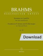 Sonates en fa mineur et mi bémol majeur op. 120 Download
