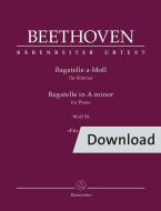 Bagatelle en la mineur WoO 59 Download