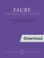 Trois Romances sans paroles op. 17 N 52 Download