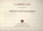 Capriccio für Orgelpedal 