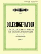 4 valses caractéristiques op. 22 