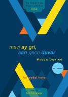 mavi ay gri, sarı gece duvar 