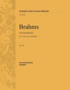 Schicksalslied op. 54 ('Ihr wandelt droben im Licht') für Chor und Orchester 