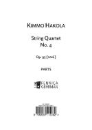 Quatuor à cordes n° 4 op. 95 