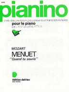 Menuet en ré maj. Quand tu souris - Pianino 39 