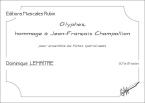 Glyphes, hommage à Jean-François Champollion 