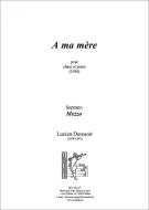À ma mère 