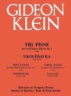 Tri Písne / Ukolébavka op. 1 