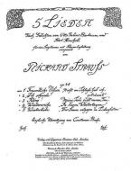 Five Songs to Poems by Otto Julius Bierbaum and Karl Henckell Op. 48/4 