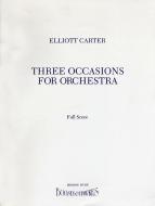 Three Occasions for Orchestra 