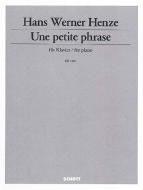Une petite phrase 
