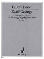 Zwölf Gesänge op. 3 Heft 1 