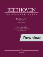 3 Sonates en do, fa, ré op. 10 Download