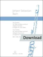 4 Sonates pour flûte et basse continue/clavecin obbligato BWV 1034, 1035, 1030, 1032 Download