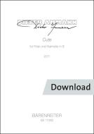 Mignon pour flûte et clarinette en si bémol (2011) Download