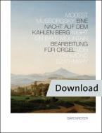 Une nuit sur la montagne chauve (arrangé pour orgue) Download