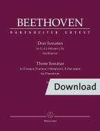 3 Sonates en sol, ré (< Tempête >), mi bémol op. 31 Download