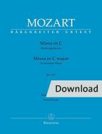 Missa in C KV 317 < Messe de couronnement > Download