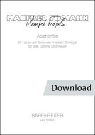 Abendröte für tiefe Stimme und Klavier Download