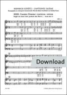 Cantate domino canticum novum No. 29 SWV 81 Download
