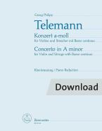 Concerto en la mineur pour violon, cordes et basso continuo Download