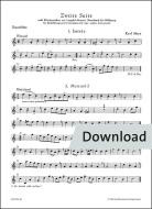 Deuxième suite basée sur des danses tirées du livre de musique de Leopold Mozart pour Wolfgang 
