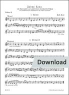 Deuxième suite basée sur des danses tirées du livre de musique de Leopold Mozart pour Wolfgang 
