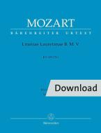 Litaniae Lauretanae en si bémol majeur KV 109 (74e) Download