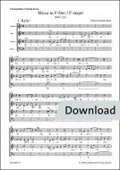 Missa en fa majeur Download
