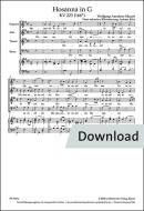 Hosanne en sol majeur KV 223 (166e) Download