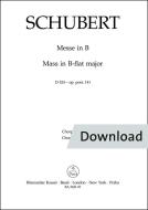 Messe en si bémol majeur. post.141 D 324 Download
