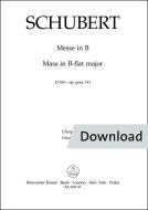 Messe en si bémol majeur. post.141 D 324 Download