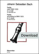 Partita en do mineur BWV 1013 Download