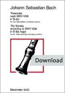 Sonate en trio en si bémol majeur BWV 1039 Download
