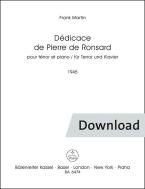 Dédicace de Pierre de Ronsard Download