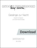 Gesänge zur Nacht 