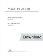 6 Divertissements pour flûte solo 