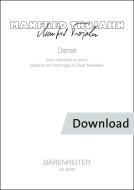 Danse pour clarinette et piano Download
