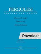 Messe en fa majeur < Missa Romana > Download