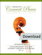 Concerto étudiant en ré majeur. 22 Download