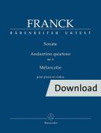 Sonate en la - Andantino quietoso op. 6 - Mélancolie Download